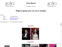 Tablet Screenshot of petr-bures.com